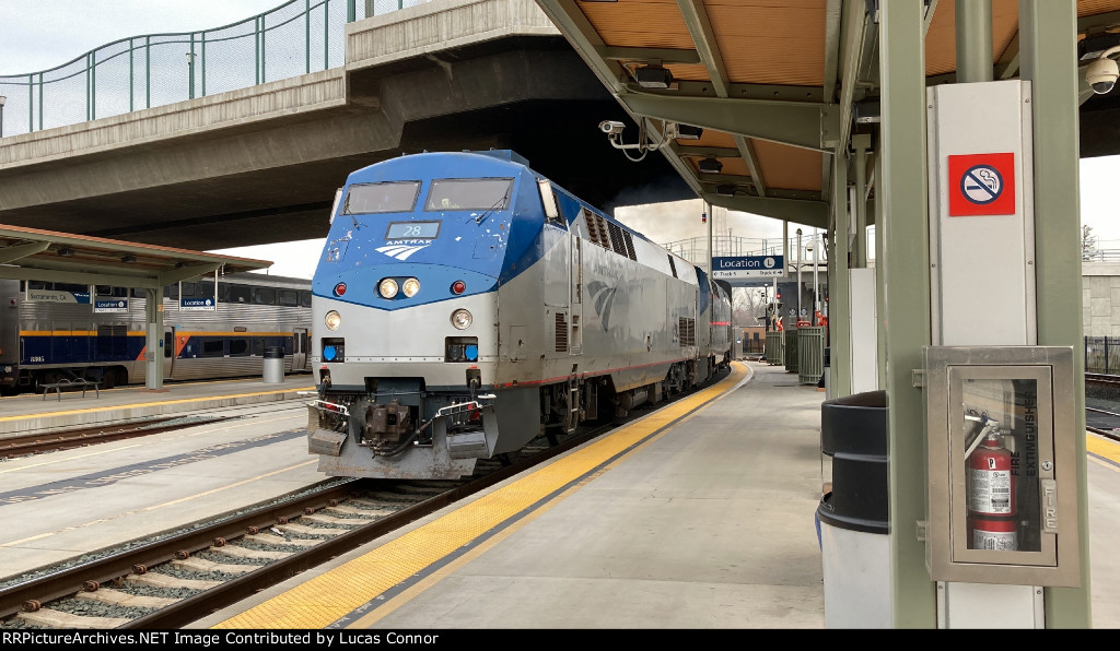 Amtrak 28 Westbound